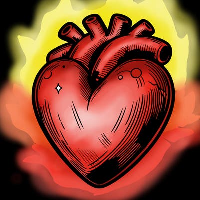 realistic heart