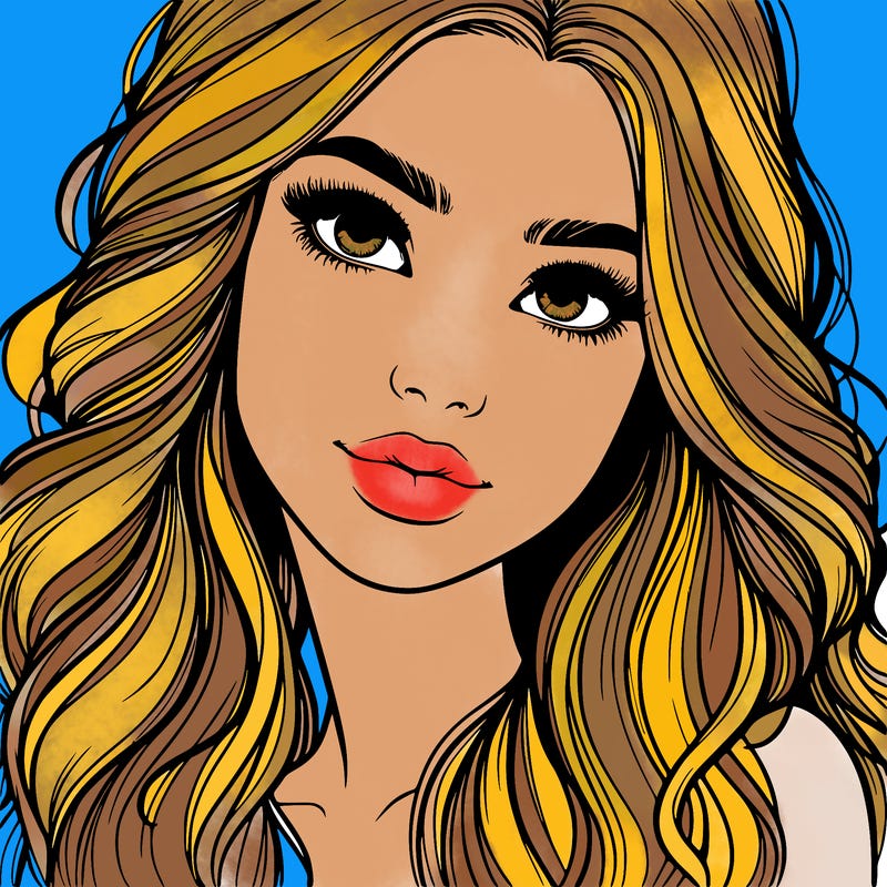 beautiful realistic girl