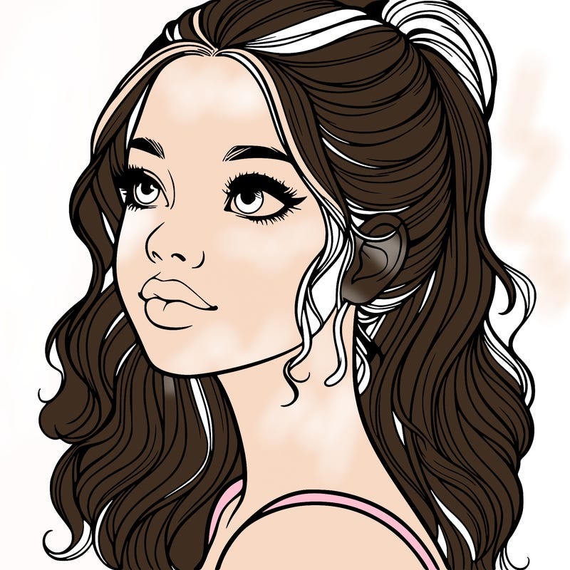 beautiful realistic girl