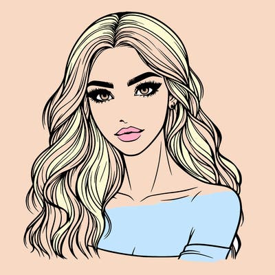 realistic aesthetic woman