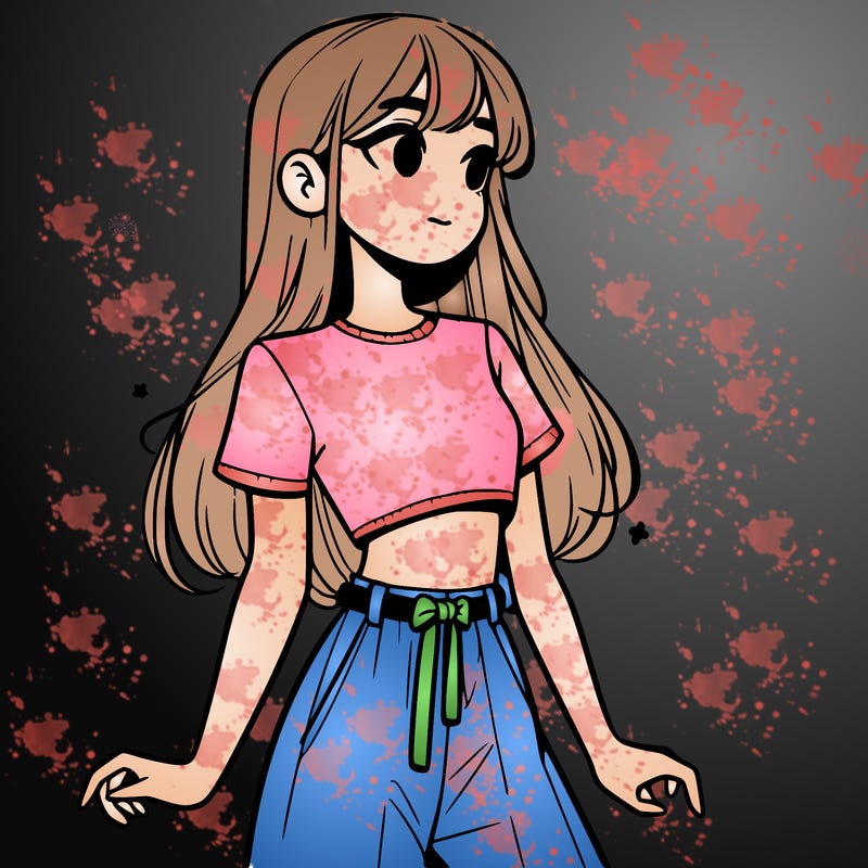 girl in a cute crop top