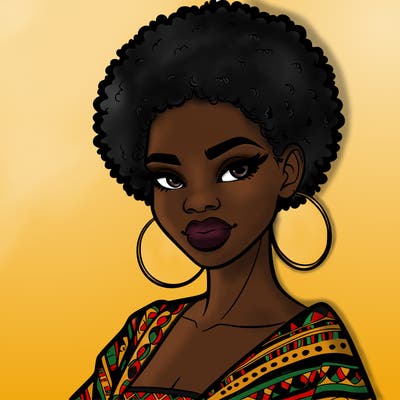 african woman
