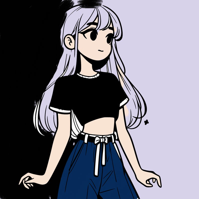 girl in a cute crop top