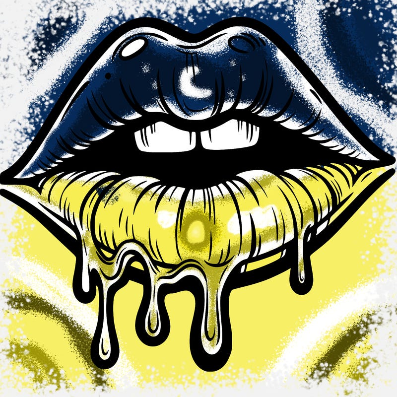 lips that look realistic and drip