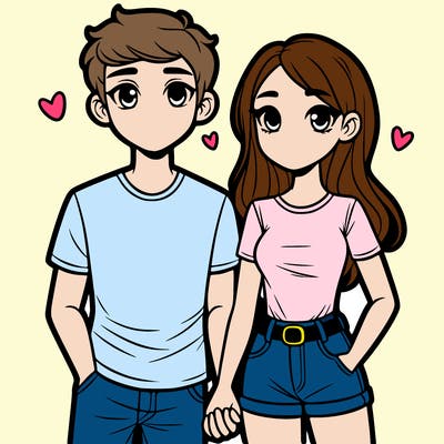 boyfriend and girlfriend