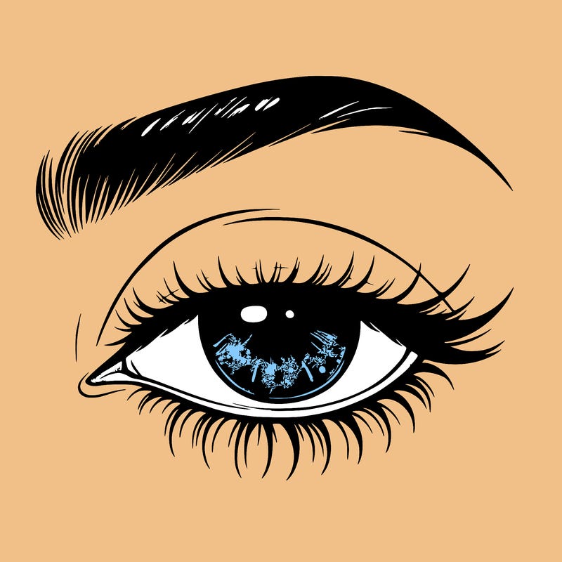 eye closed realistic