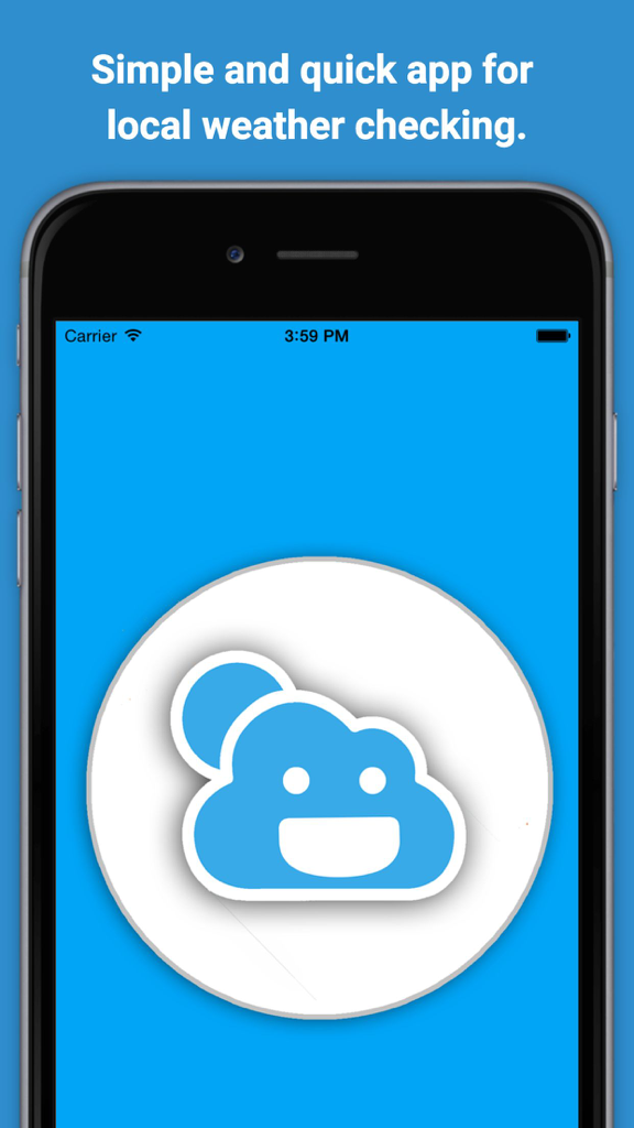 Clima Weather Report - Weather Tracker for Local Weather, Weather Conditions, and Precipitation - Clima Weather Report app screen for quick local weather checking