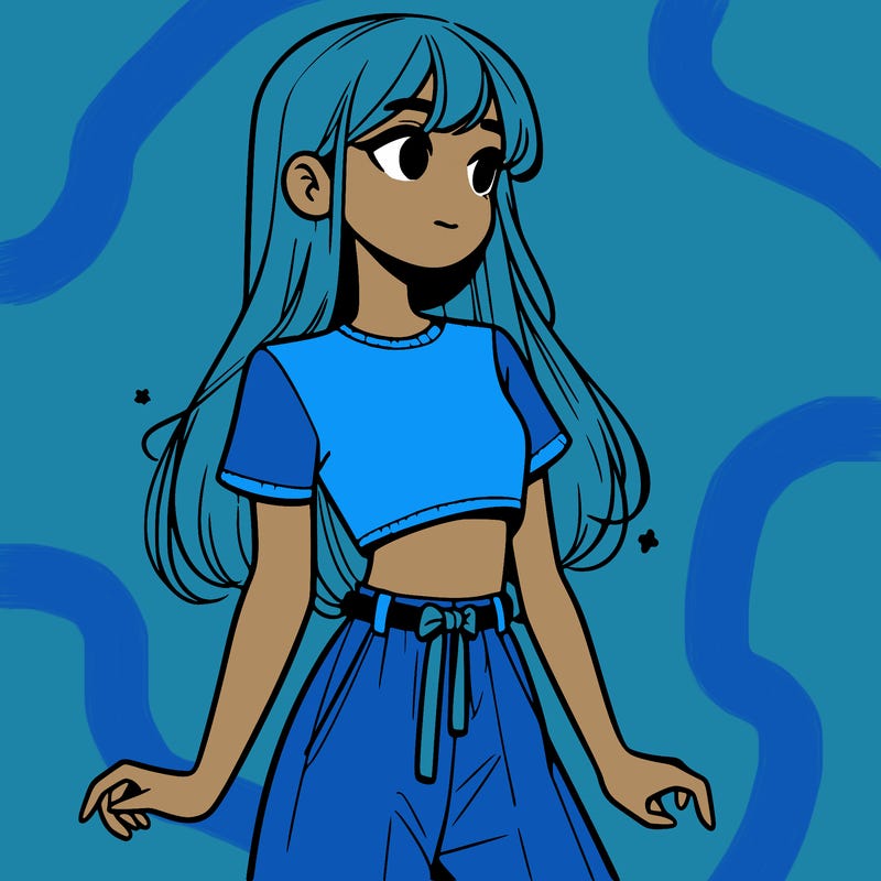 girl in a cute crop top