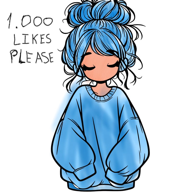 girl with baggy sweatshirt and messy bun