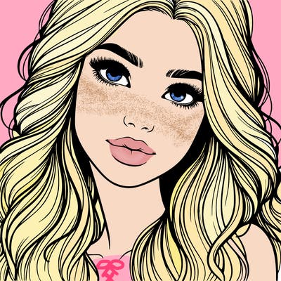 beautiful realistic girl