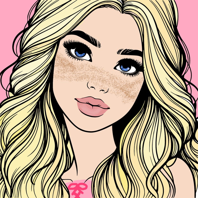 beautiful realistic girl