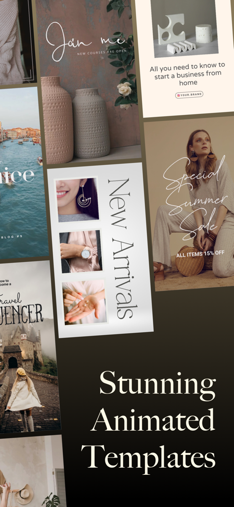 소셜 미디어 크리에이터를 위한 전문적인 애니메이션 템플릿 모음