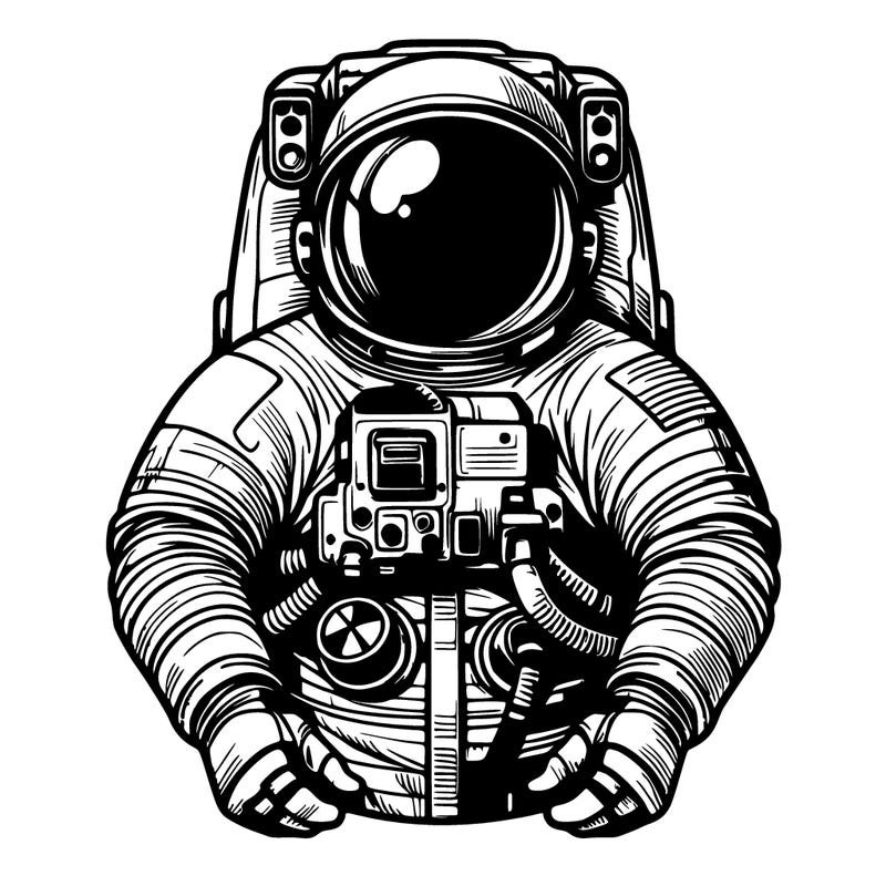realistic astronaut