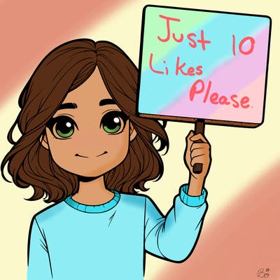 realistic girl holding up a sign