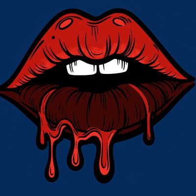 lips that look realistic and drip