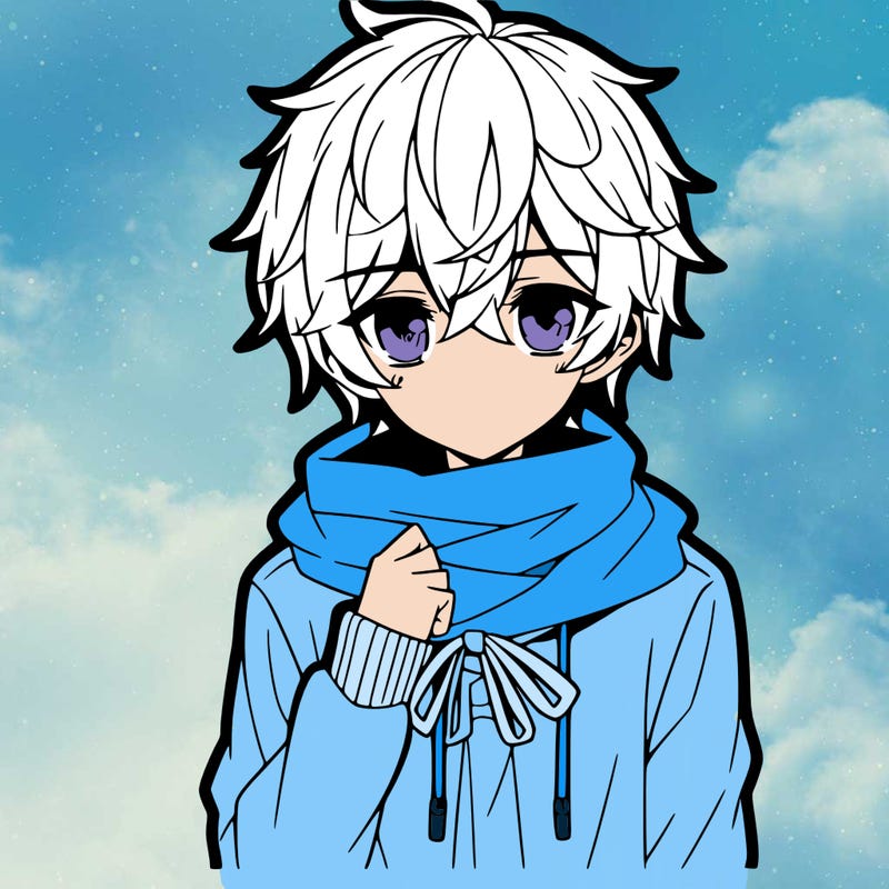 anime guy with softie clothes