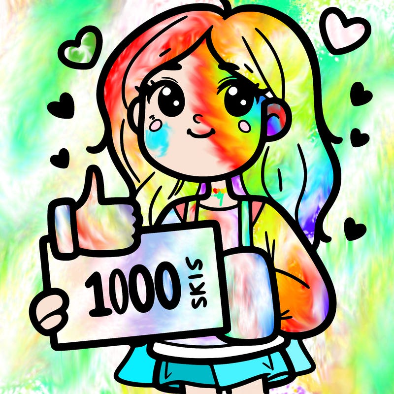 a girl holding a 100 likes sign