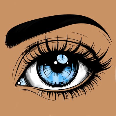 realistic eye