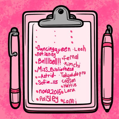 blank clip board with pen