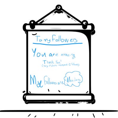 blank poster on a wall