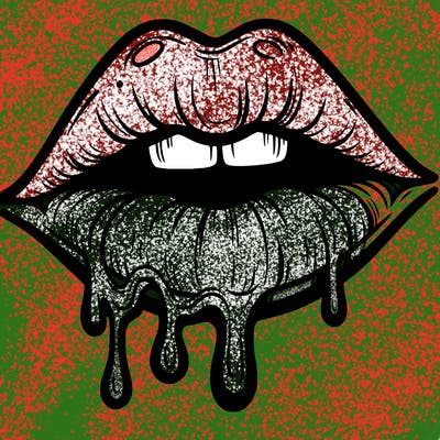 lips that look realistic and drip