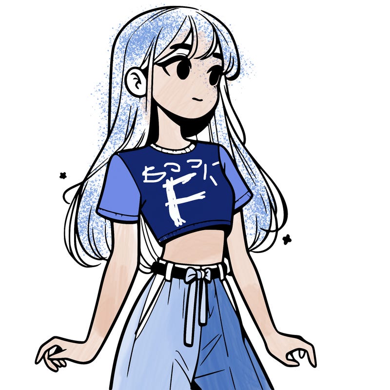 girl in a cute crop top