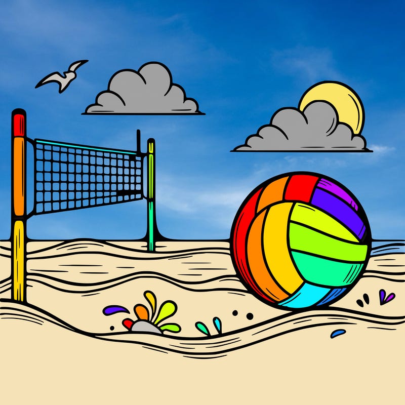 beach volleyball