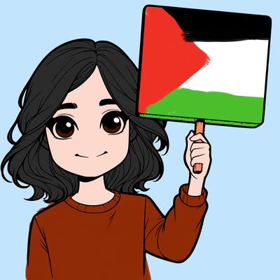 realistic girl holding up a sign