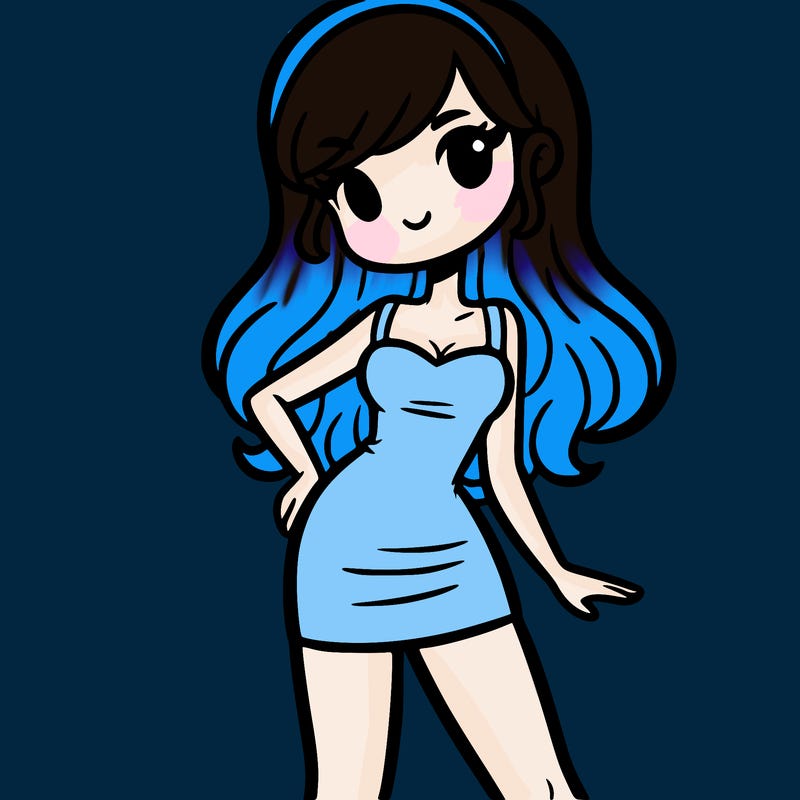 girl in a short skinny dress