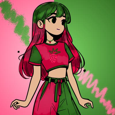 girl in a cute crop top