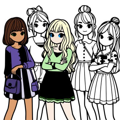 group of girls