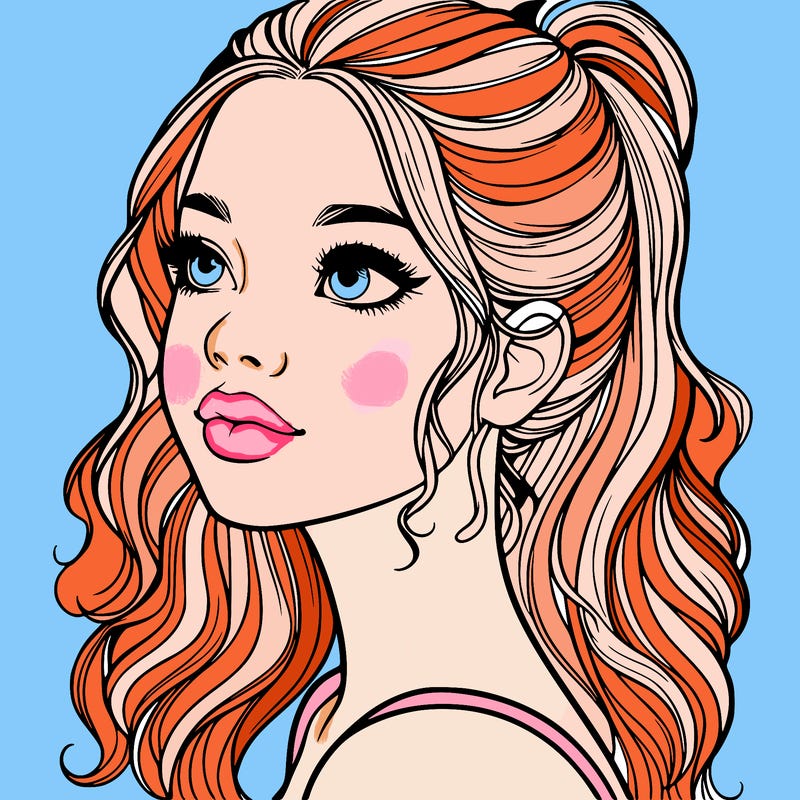 beautiful realistic girl