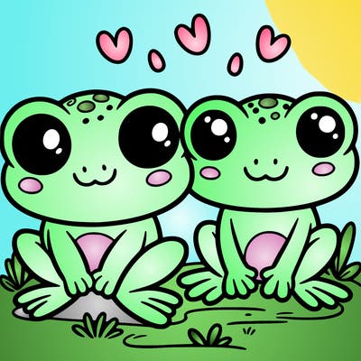 cute frogs