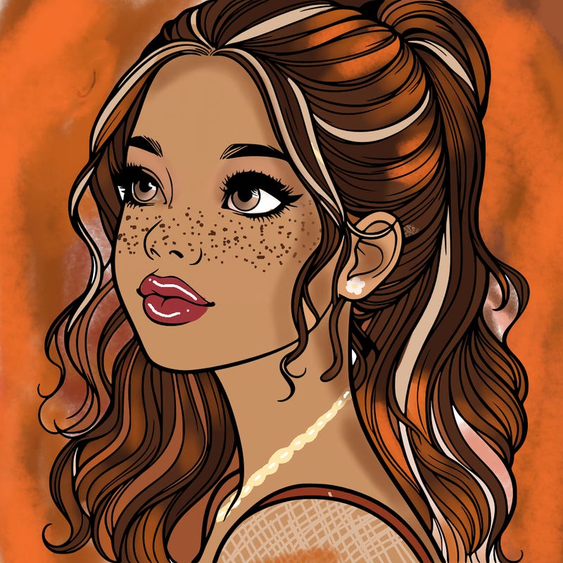 beautiful realistic girl