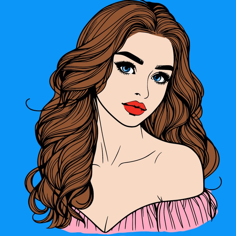 beautiful realistic girl