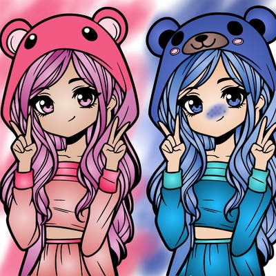 teen girl in animal costume