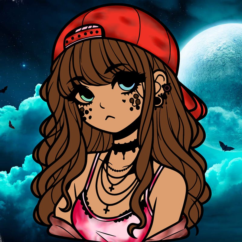 scene girl aesthetic