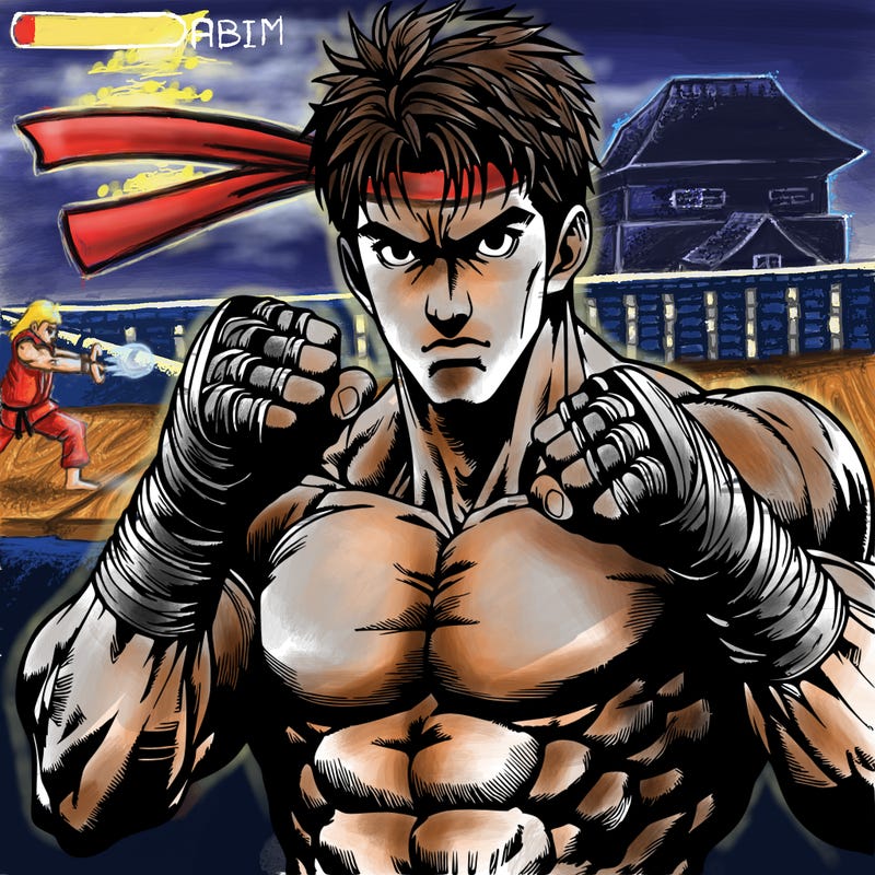 realism manga fighter man