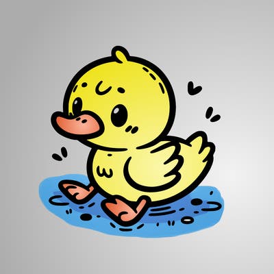 cute duck