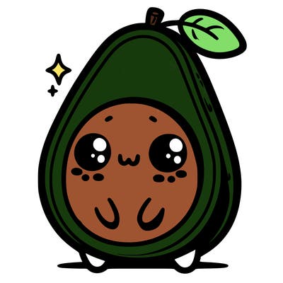 cute avocado