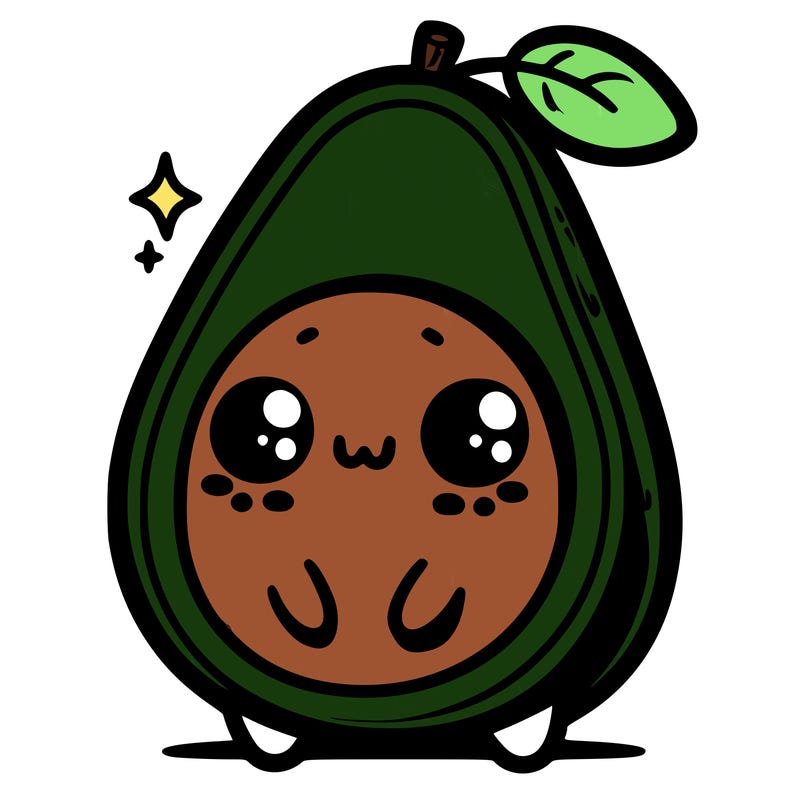 cute avocado