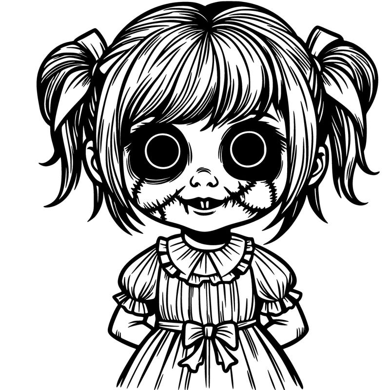 creepy girl