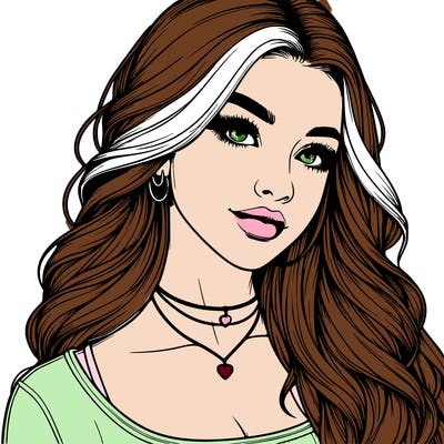 detailed realistic girl