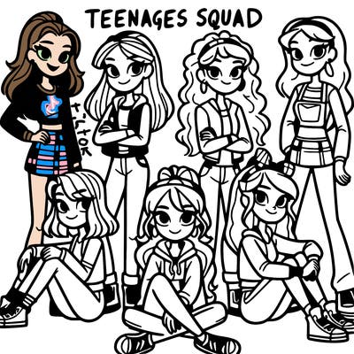 teenage girls squad