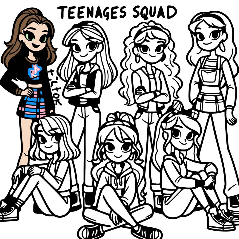 teenage girls squad
