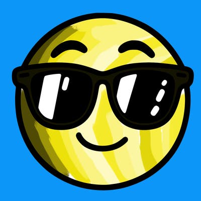 emoji with sunglasses
