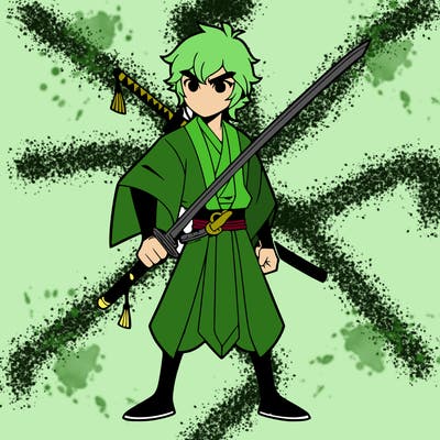 zoro from the anime one piece