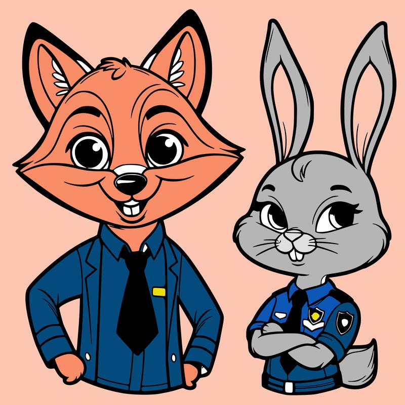 zootopia nick and judy