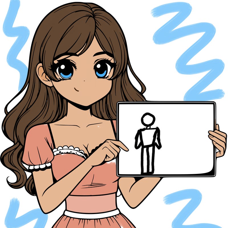 realistic pretty girl holding blank sign