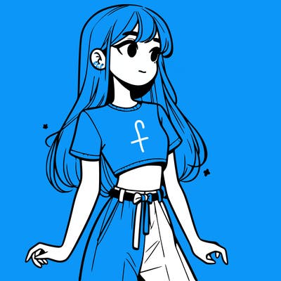 girl in a cute crop top